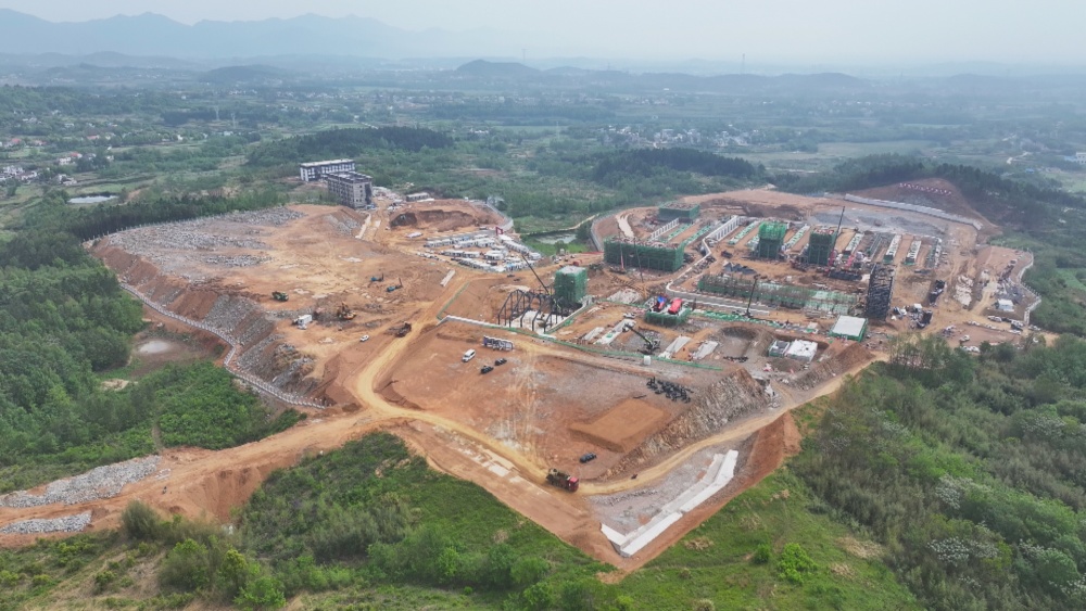 桐城：枫香岭矿山项目建设全线冲刺 打造绿色矿山新标杆